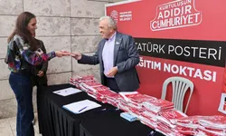 Bursa'da Atatürk posterleri Nilüfer'in her yerinde