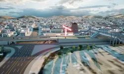 Eyyübiye Köprülü Kavşağı'nda hummalı çalışma