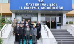 Kayseri Valisi Çiçek'ten İl Emniyet Müdürü Ergen'e ziyaret