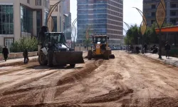 Muş'ta SSK Caddesi'nde sona doğru
