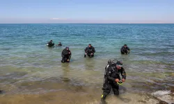 Su altı arama kurtarma ekibi görev başında