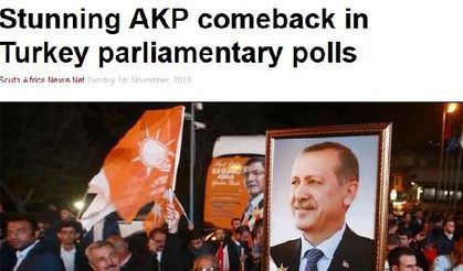 Güney Afrika basınında Türkiye seçim sonuçları: Tek parti hükümetine dönüş