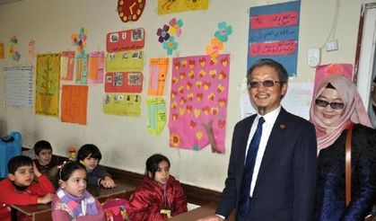 Tayvan Büyükelçisi Cheng, Suriyeli öğrencilerle bir araya geldi