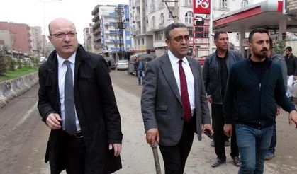 CHP heyeti, Cizre'de incelemelerde bulundu