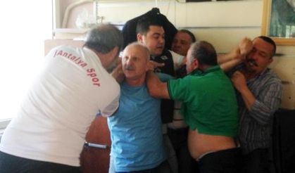 Antalya'da sporda şiddet