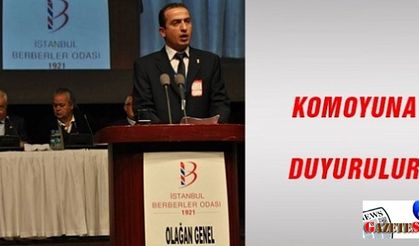 İstanbul Erkek Berberleri Esnaf ve Sanatkârlar Odası Başkan Adayı Adem ALTUNTAŞ'ın basın duyurusu