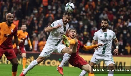 Giresunspor,  Galatasaray'ı İstabul'da 1-0 yendi