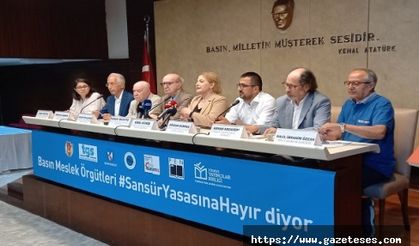 Basın Meslek Örgütleri İktidarın Sansür Yasası'na 'Hayır' dedi
