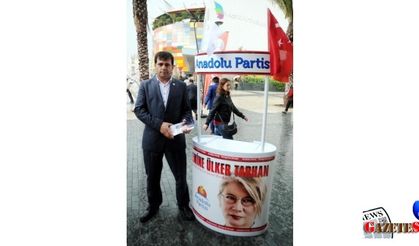 Alkol yasağının çarşaflı eylemcisi Anadolu Partisi'nden aday