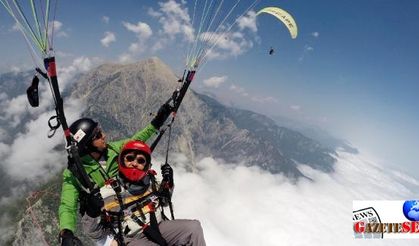 Paragliding boosted, while number of tourist falls in Antalya (2)