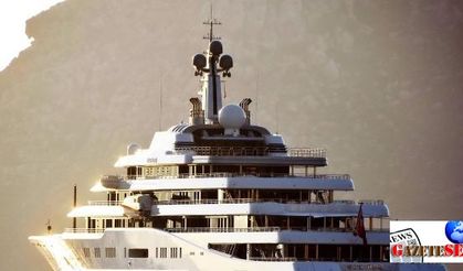 Russian billioner Abramovich’s famous luxury yacht in Bodrum