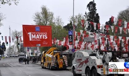 Taksim and surrounding districts under police blockade on May Day