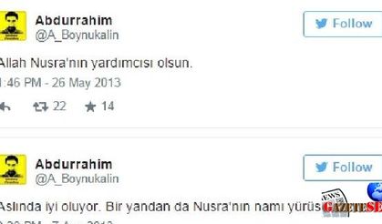 Tweets from AKP MP who took part in Hürriyet protest show he had supported Al-Nusra