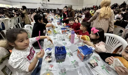 Belediyeden çocuklara özel tekne orucu iftarı