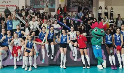 Bursa Nilüfer'in sultanları zorlu maçı kazandı