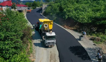 Ordu'da kırsal ulaşım yatırımlarına devam...