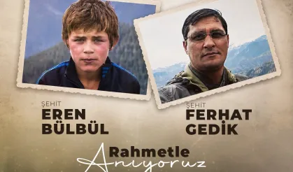 İçişleri, Eren Bülbül ve Ferhat Gedik şehadetlerinin 9. yılında unutmadı