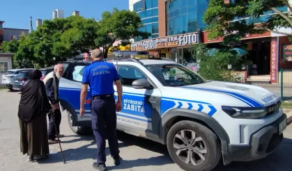 Zabıtadan gurbetçi yaşlı çifte yardım eli