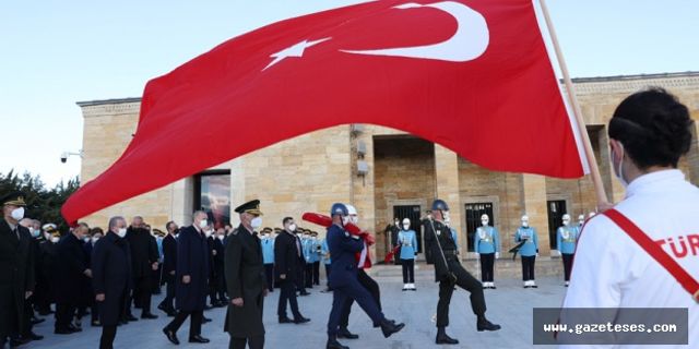Atatürk'ün ölümünün 83. yıl dönümünde Anıtkabir'de tören  