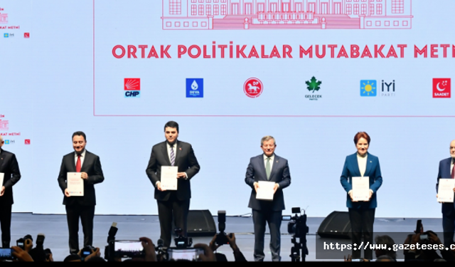 Altılı Masa adaydan önce vaatlerini açıkladı; Türkiye değişecek!