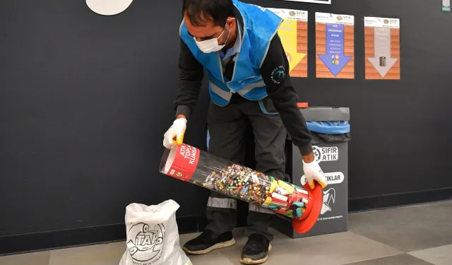 İstanbul'da piller doğaya karışmadan geri dönüşüme kazandırılıyor