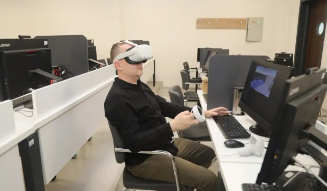 BTÜ'den Avrupa destekli yenilik... Forklift operatörlerine XR teknolojili eğitim simülatörü