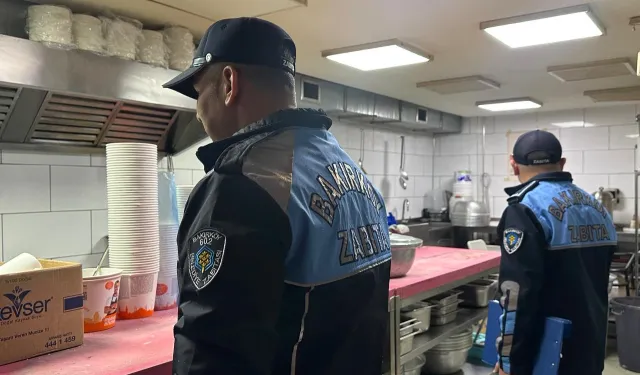 İstanbul Bakırköy'de yiyecek içecek işletmelerine zabıta denetimi