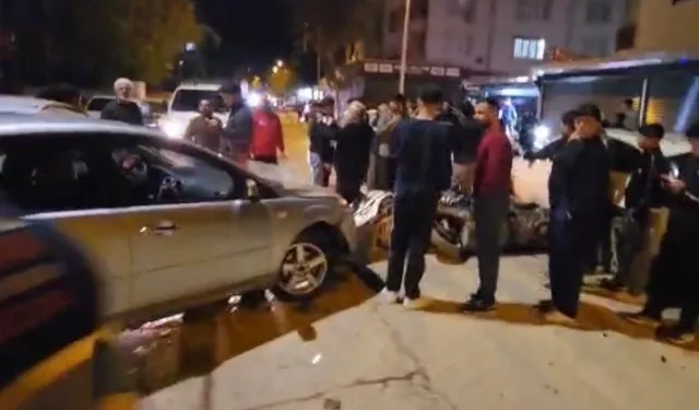 Adıyaman'da kontrolden çıkan araç ortalığı savaş alanına çevirdi!