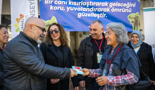 İzmir Bornova kırsalında 55 can sahiplendirildi