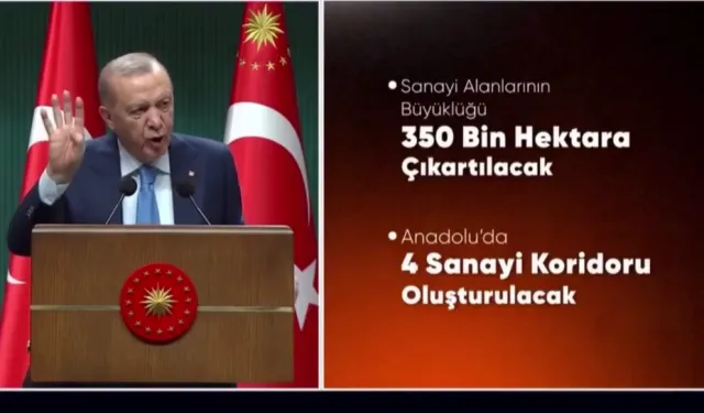 Kabine sonrası önemli mesajlar... Ekonomide 2028 hedefi 1,9 trilyon dolar... Anadolu'da 4 sanayi koridoru oluşturulacak