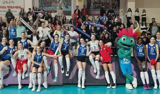 Bursa Nilüfer'in sultanları zorlu maçı kazandı