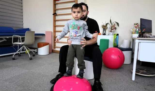 Gonca'da atılan ilk adım, minik Demir'e umut oldu