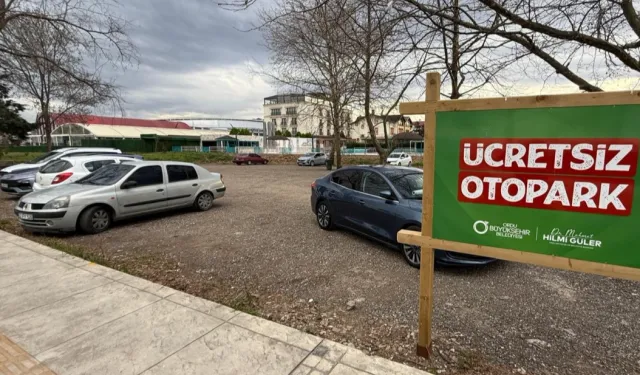 Ordu Büyükşehir'den vatandaşa ücretsiz otopark