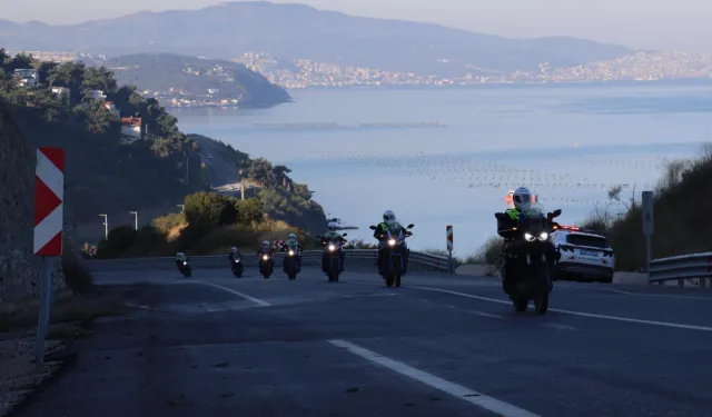 Bursa'da Jandarmadan motosiklet sürüş eğitimi tamamlandı