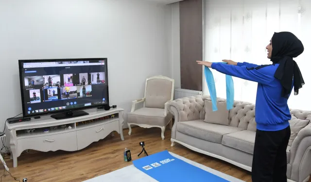 Kadınlara özel 'Onlİne Spor' kayıtları başladı