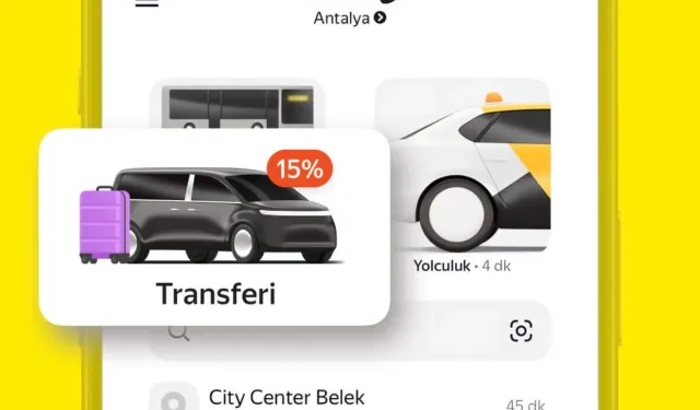 Antalya'da yeni 'transfer' hizmeti kullanıma sunuldu