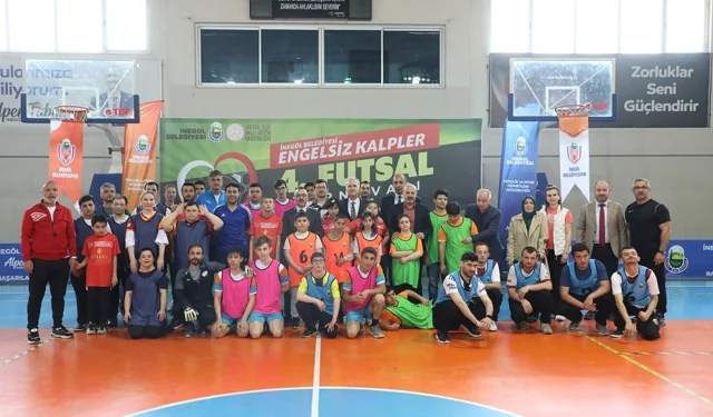 Bursa İnegöl'de engelsiz turnuva coşkusu