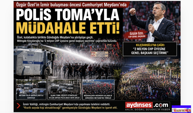 Özgür Özel’den İzmir’de Güç Gösterisi: Kararı 2 Milyon CHP Üyesi Verecek