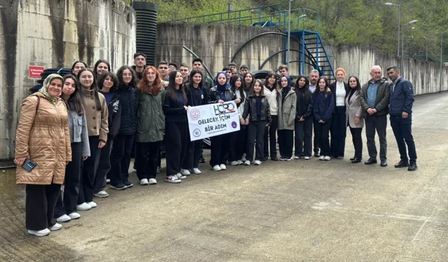 Trabzon'da öğrencilere atık su arıtma eğitimi