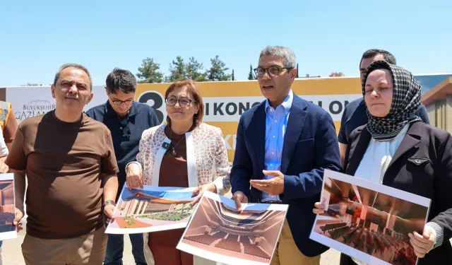 Gaziantep'te bölgenin en büyük kongre merkezi hazırlığı