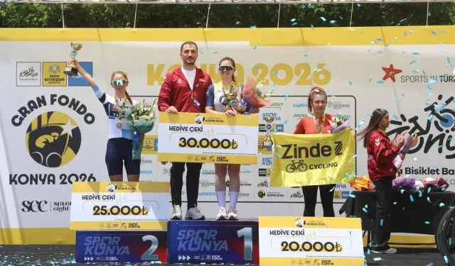 Konya'da 'Granfondo Bisiklet Yol Yarışı' heyecanı