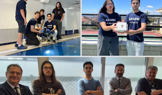 ARGEM Lisesi öğrencilerinden bilim ve teknolojide çifte başarı