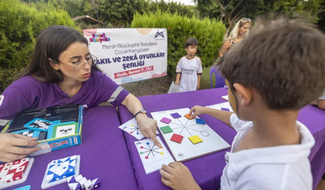 Mersin'de çocuklar akıl ve zeka oyunlarıyla buluştu