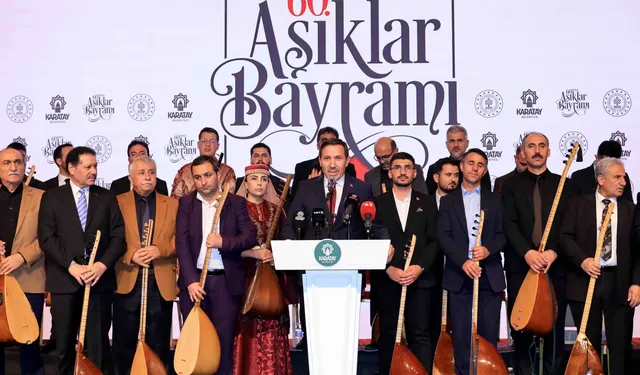 60. Konya Âşıklar Bayramı muhteşem finalle taçlandı