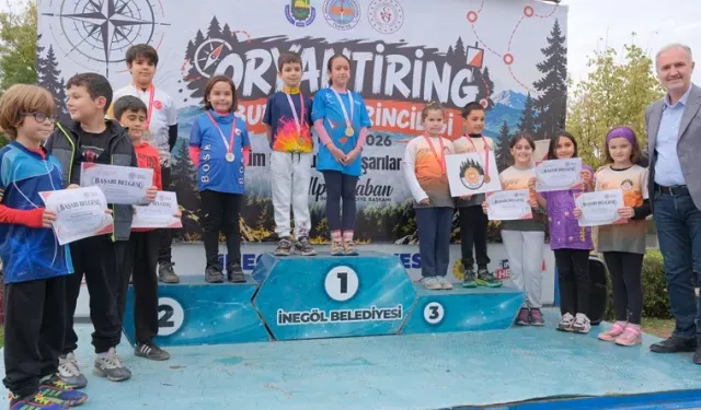 Bursa İnegöl'de oryantiring heyecanı