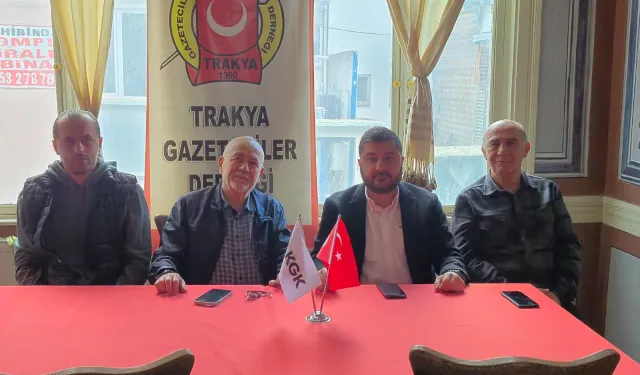 CHP'li Yazgan'dan Trakyalı gazetecilere ziyaret