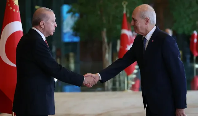 Devlet erkânı Külliye'de buluştu... Erdoğan, tebrikleri kabul etti