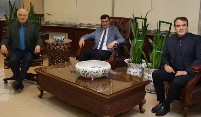 Eyüp Kahveci'den İsmet Güral'a ziyaret