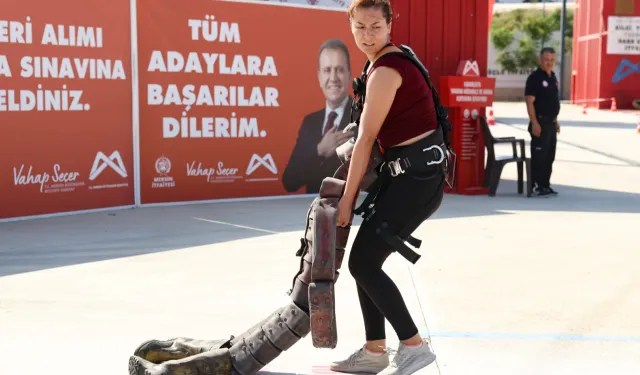 İtfaiye eri olmak için kıyasıya yarıştılar