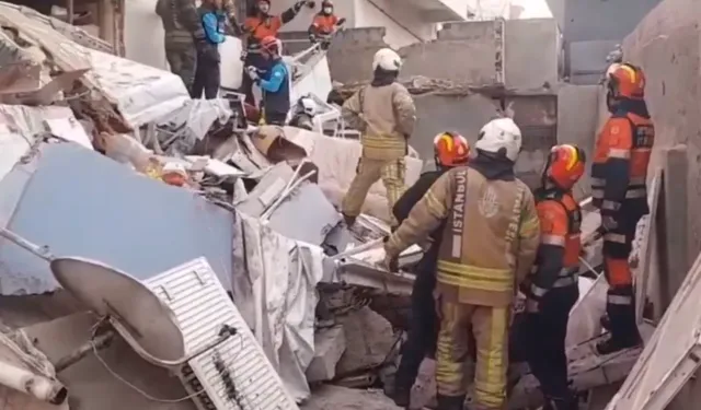 Maltepe'de 7 katlı binanın alt 3 katında çökme! Kurtarma çalışmaları sürüyor